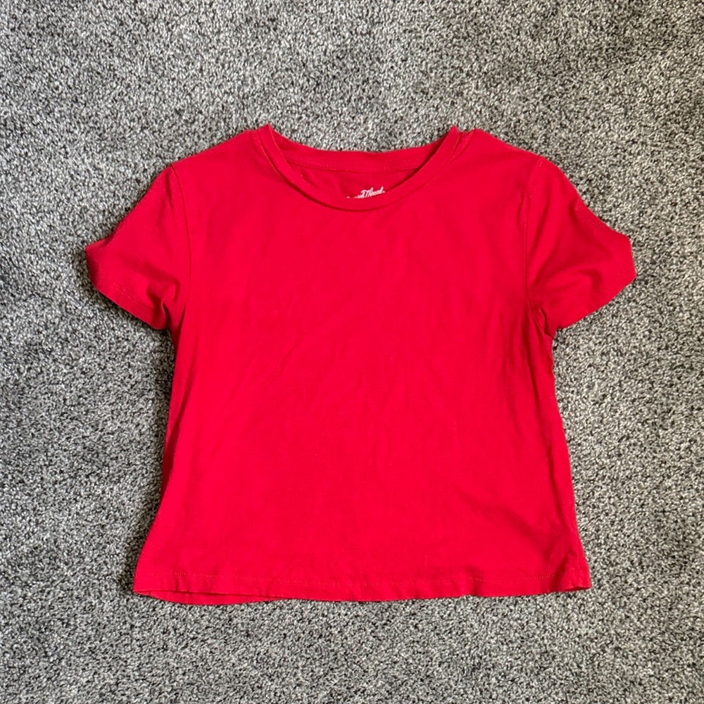Universal Thread Bright Red Short Sleeve Top